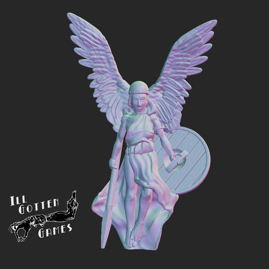 Valkyrie - Ill Gotten Games Printed Miniature | Dungeons & Dragons | Pathfinder | Tabletop