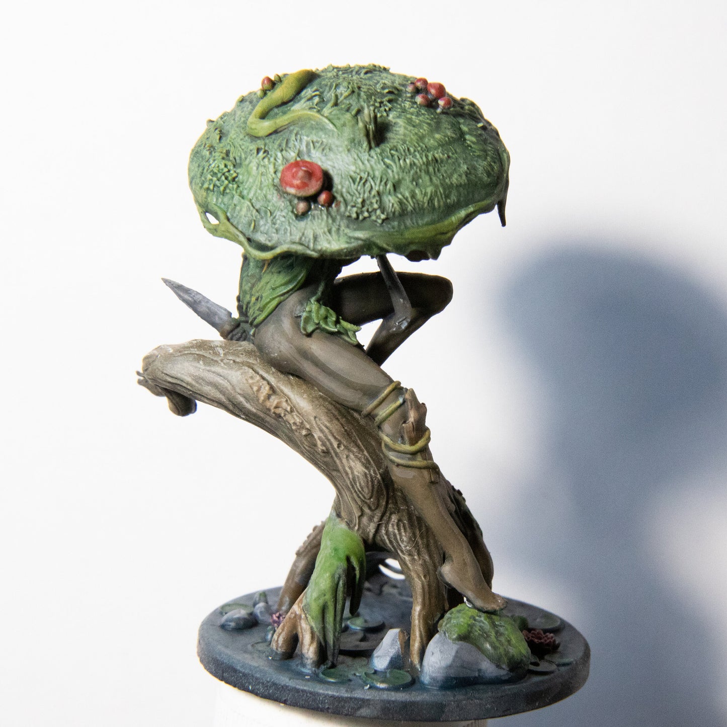 Mushroom Nymph Painted Model - Great Grimoire Printed Miniature | Dungeons & Dragons | Pathfinder | Tabletop