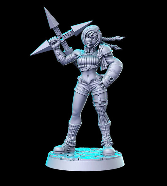 Julie Katsuragi - RN Estudio Printed Miniature | Dungeons & Dragons | Pathfinder | Tabletop