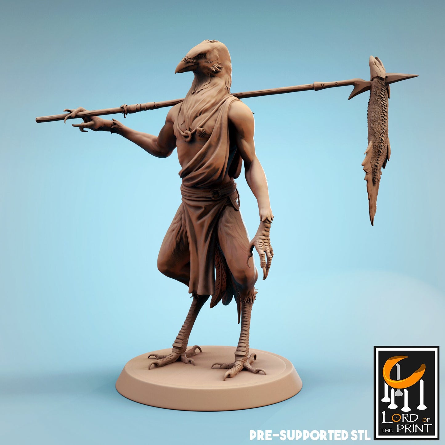 Kenku Fisherman Bundle - Lord of the Print Miniature | Dungeons & Dragons | Pathfinder | Tabletop