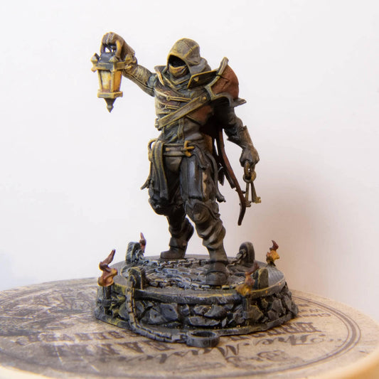 Key Keeper, Dungeon Warden Painted Miniature - Cast n Play Printed Miniature | Dungeons & Dragons | Pathfinder | Tabletop