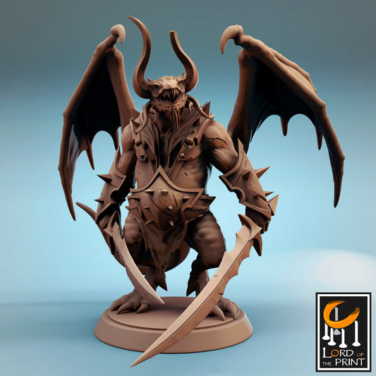 Tarhun, Half Dragon - Lord of the Print Miniature | Dungeons & Dragons | Pathfinder | Tabletop