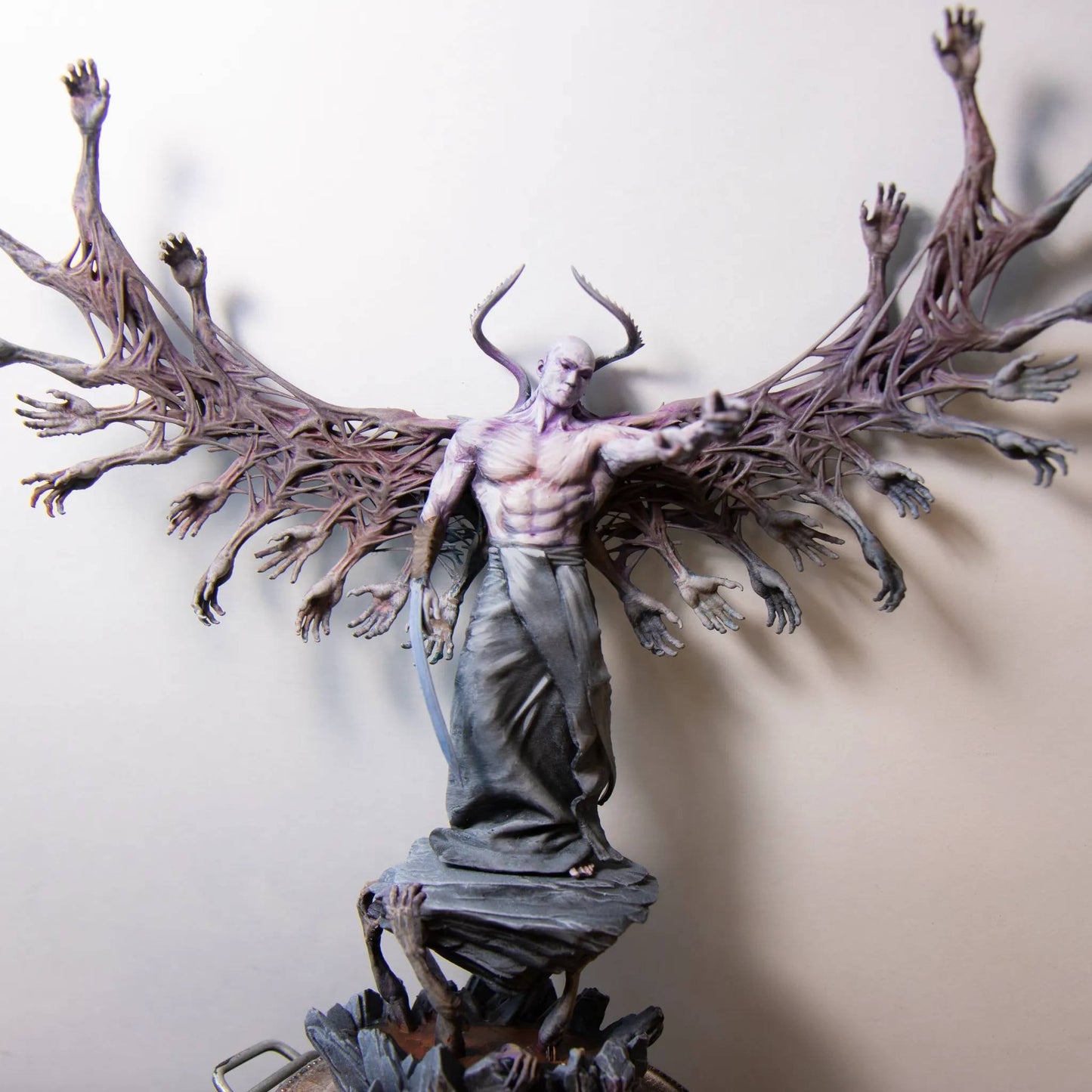 Afflicted Celestial, Male Angel - Mini Monster Mayhem Printed Miniature | Dungeons & Dragons | Pathfinder | Tabletop