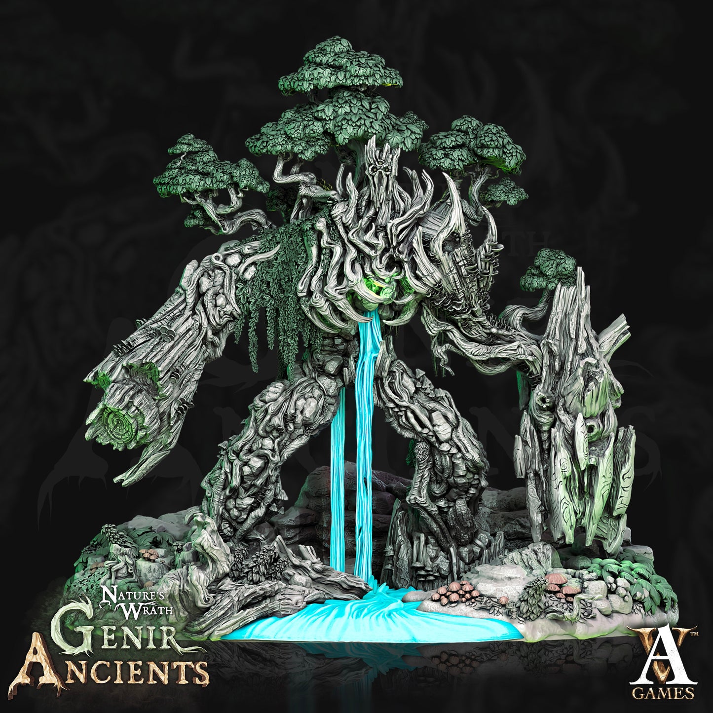 Treant Lord Painted Model - Archvillain Games Printed Miniature | Dungeons & Dragons | Pathfinder | Tabletop
