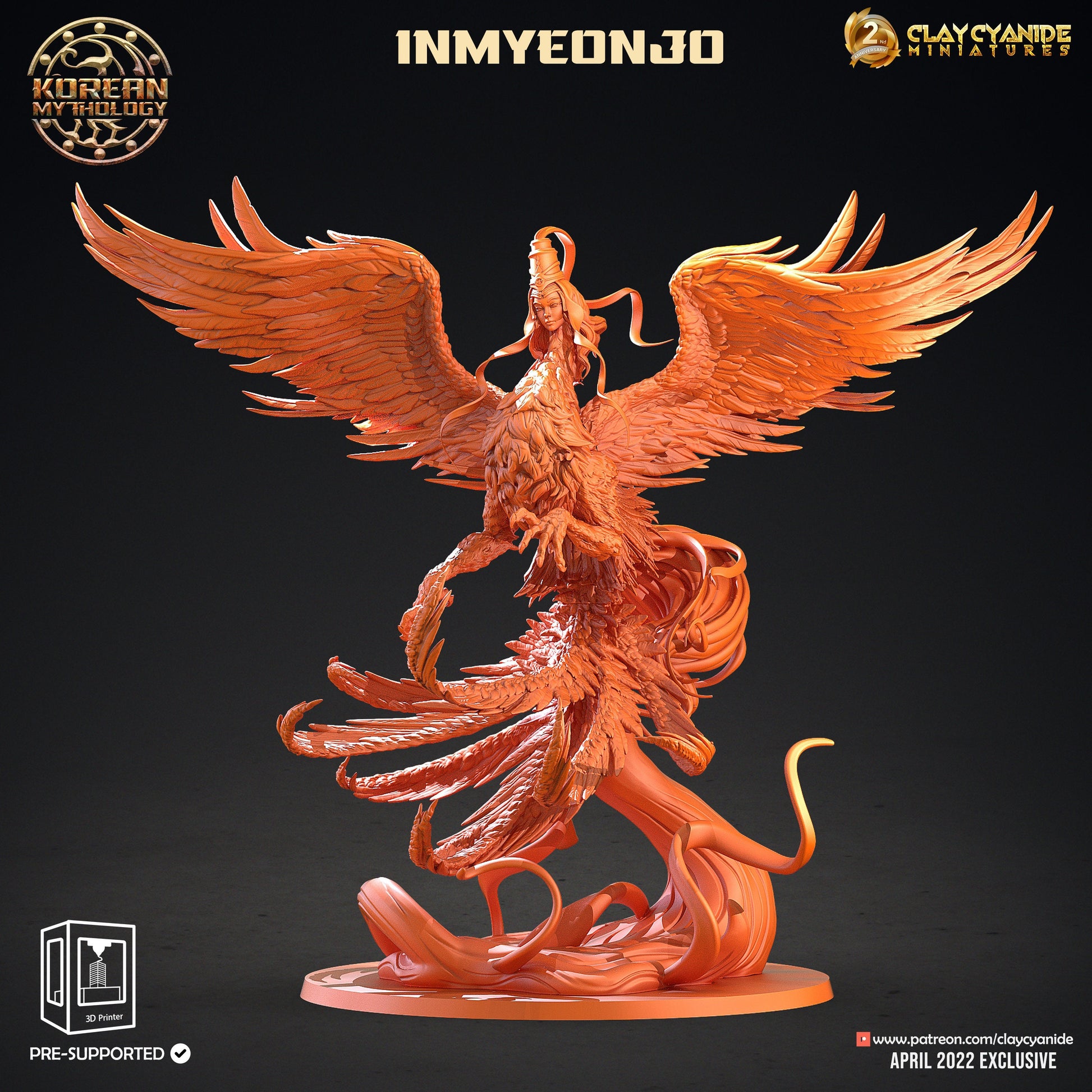 Korean Mythology Bundle - Clay Cyanide Printed Miniatures | Dungeons & Dragons | Pathfinder | Tabletop