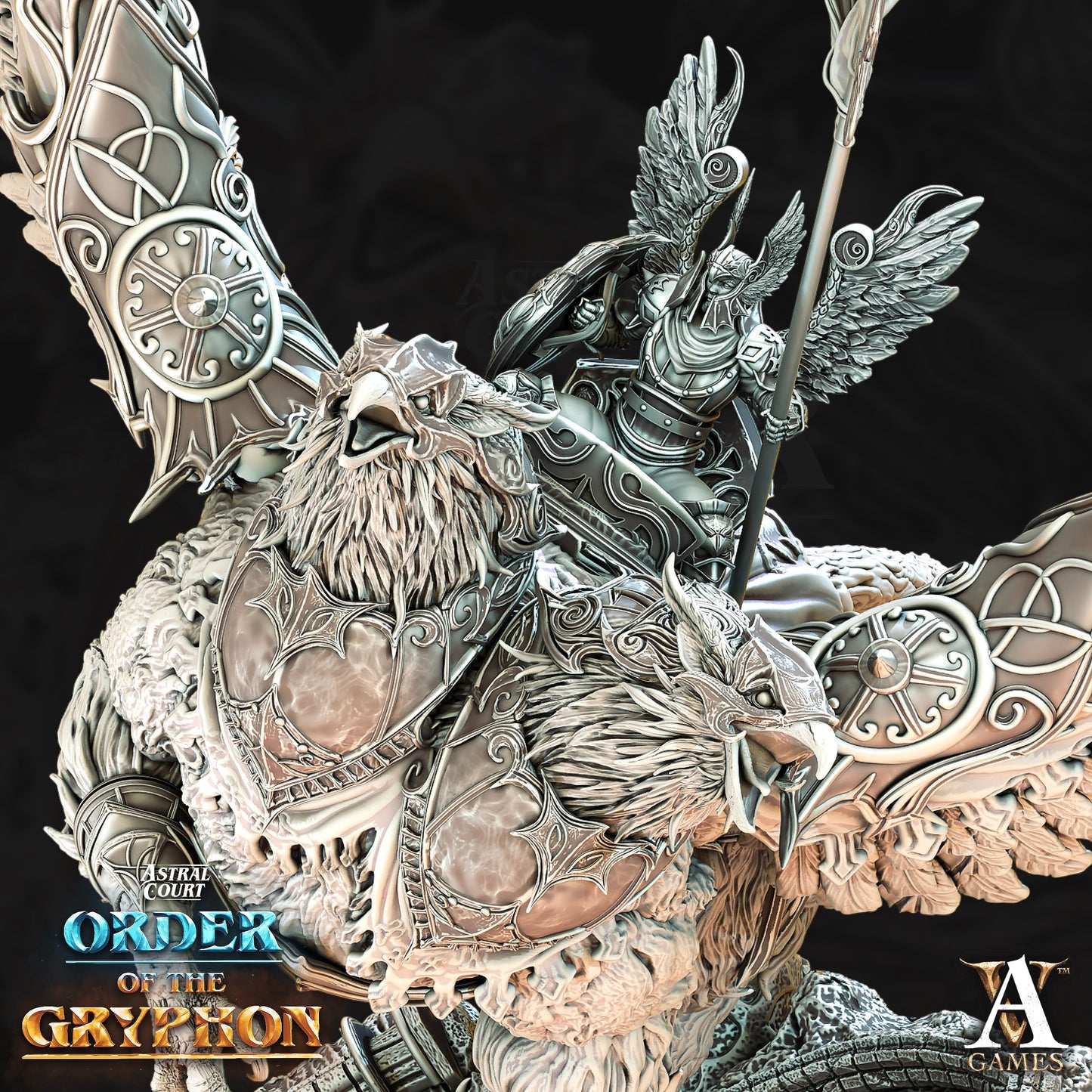 Astral Court - Order of the Gryphon Bundle - Archvillain Games Printed Miniature | Dungeons & Dragons | Pathfinder | Tabletop