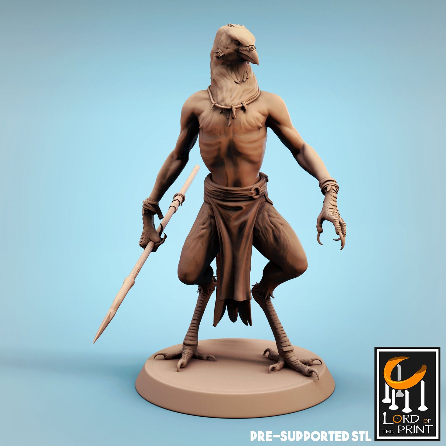 Kenku Fisherman Bundle - Lord of the Print Miniature | Dungeons & Dragons | Pathfinder | Tabletop