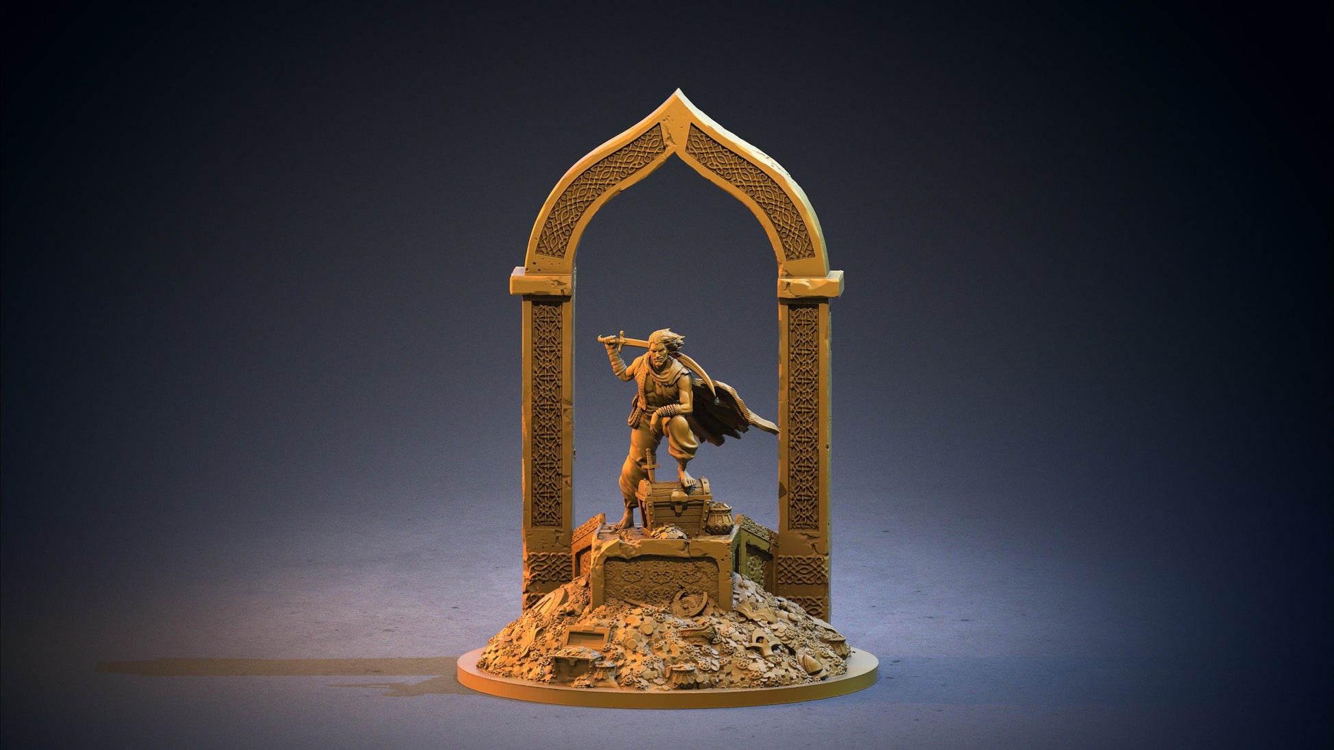 Ali-Baba - Clay Cyanide Printed Miniature | Dungeons & Dragons | Pathfinder | Tabletop