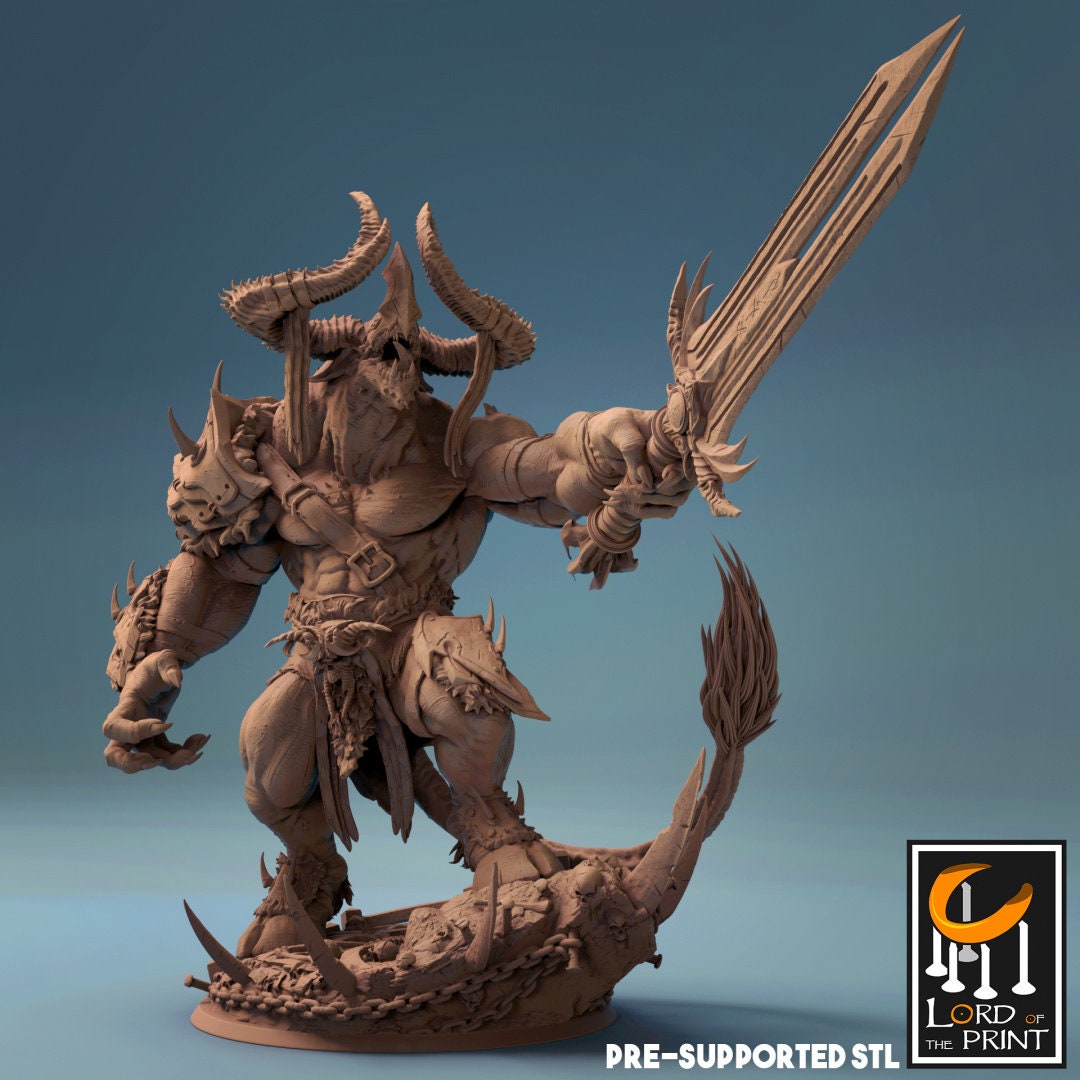 Disciple of War - Lord of the Print Miniature | Dungeons & Dragons | Pathfinder | Tabletop