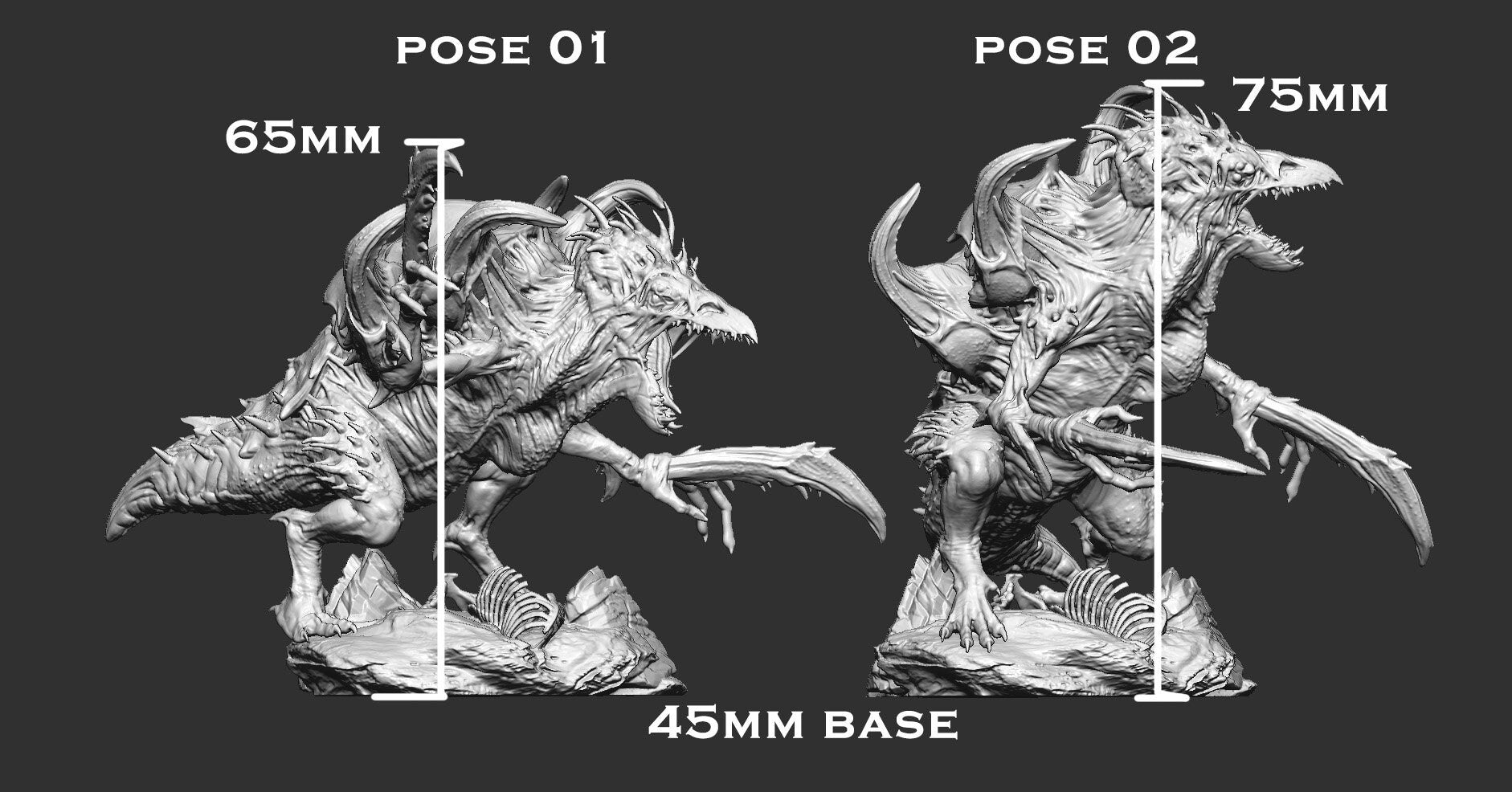 Hook Horrors Bundle - Mini Monster Mayhem Printed Miniature | Dungeons & Dragons | Pathfinder | Tabletop