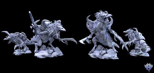 Hook Horrors Bundle - Mini Monster Mayhem Printed Miniature | Dungeons & Dragons | Pathfinder | Tabletop