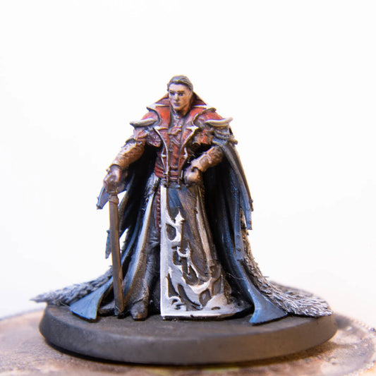 Count Vladimir Rosunescu Painted Model - Archvillain Games Printed Miniature | Dungeons & Dragons | Pathfinder | Tabletop