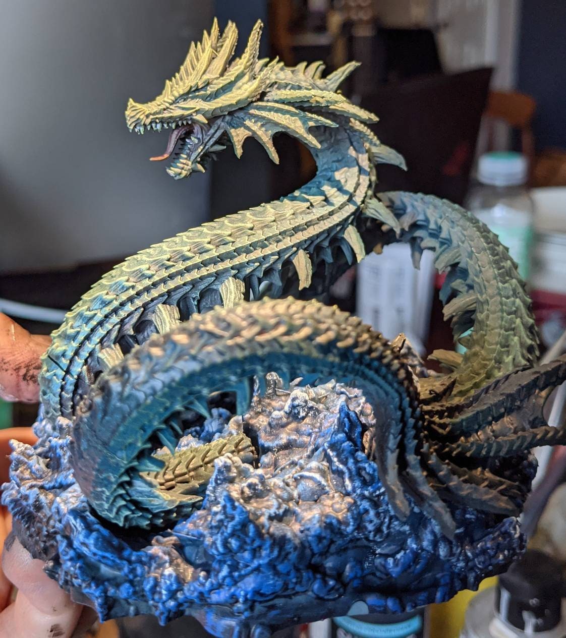 Leviathan - Clay Cyanide Printed Miniature | Dungeons & Dragons | Pathfinder | Tabletop