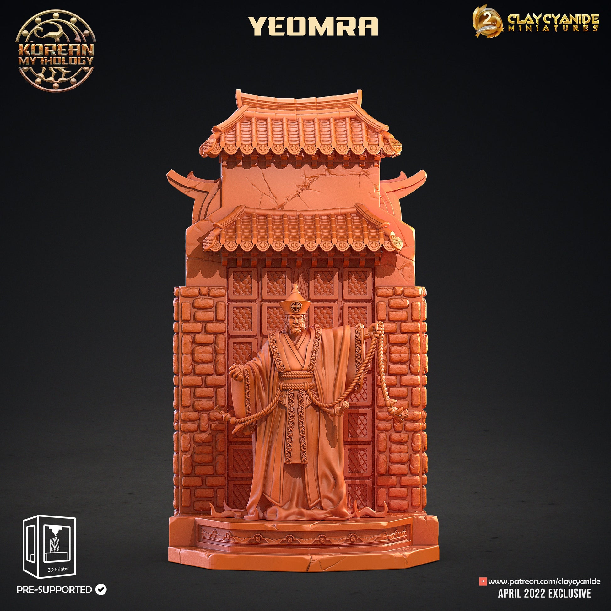 Korean Mythology Bundle - Clay Cyanide Printed Miniatures | Dungeons & Dragons | Pathfinder | Tabletop