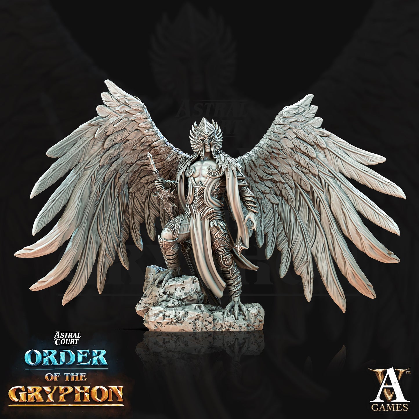 Ucelot Skywarden - Archvillain Games Printed Miniature | Dungeons & Dragons | Pathfinder | Tabletop