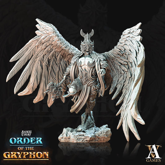 Ucelot Skywarden - Archvillain Games Printed Miniature | Dungeons & Dragons | Pathfinder | Tabletop