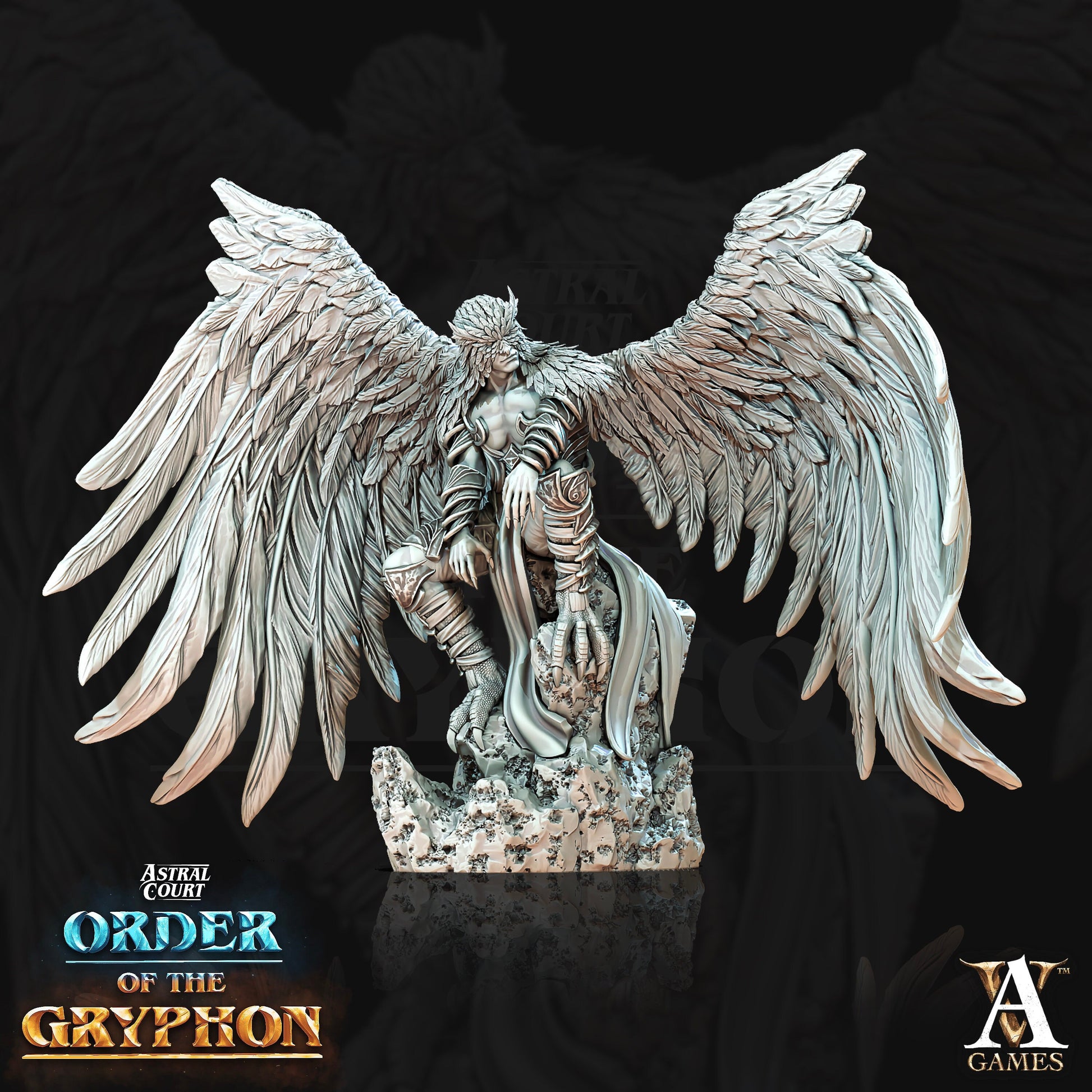 Ucelot Skywarden - Archvillain Games Printed Miniature | Dungeons & Dragons | Pathfinder | Tabletop