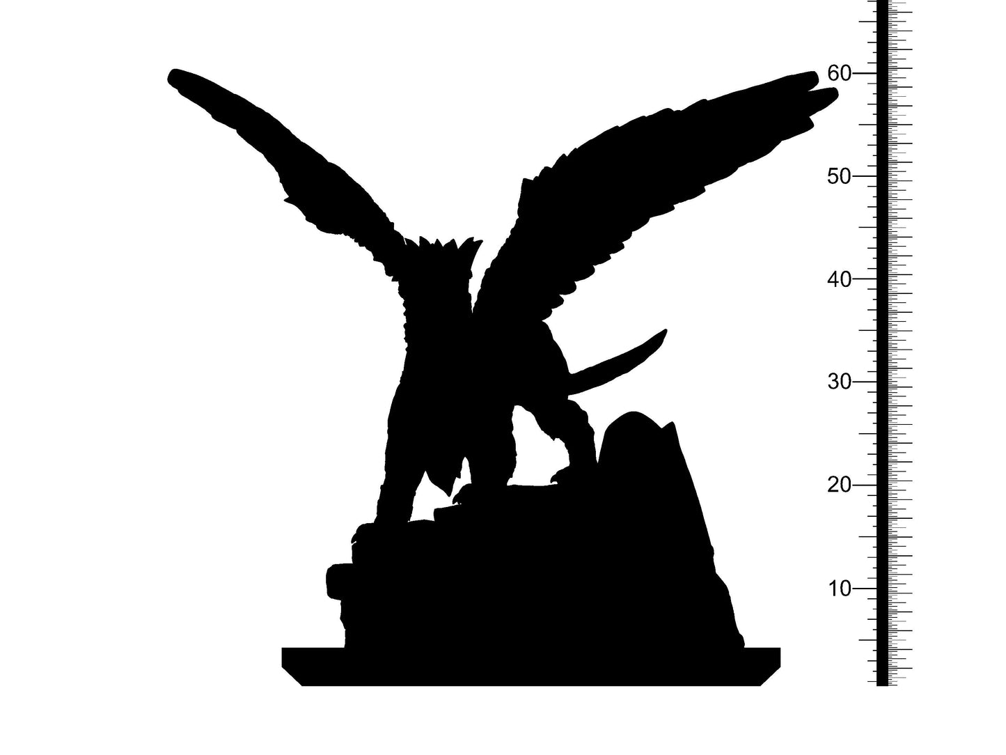 Lamassu - Clay Cyanide Printed Miniature | Dungeons & Dragons | Pathfinder | Tabletop