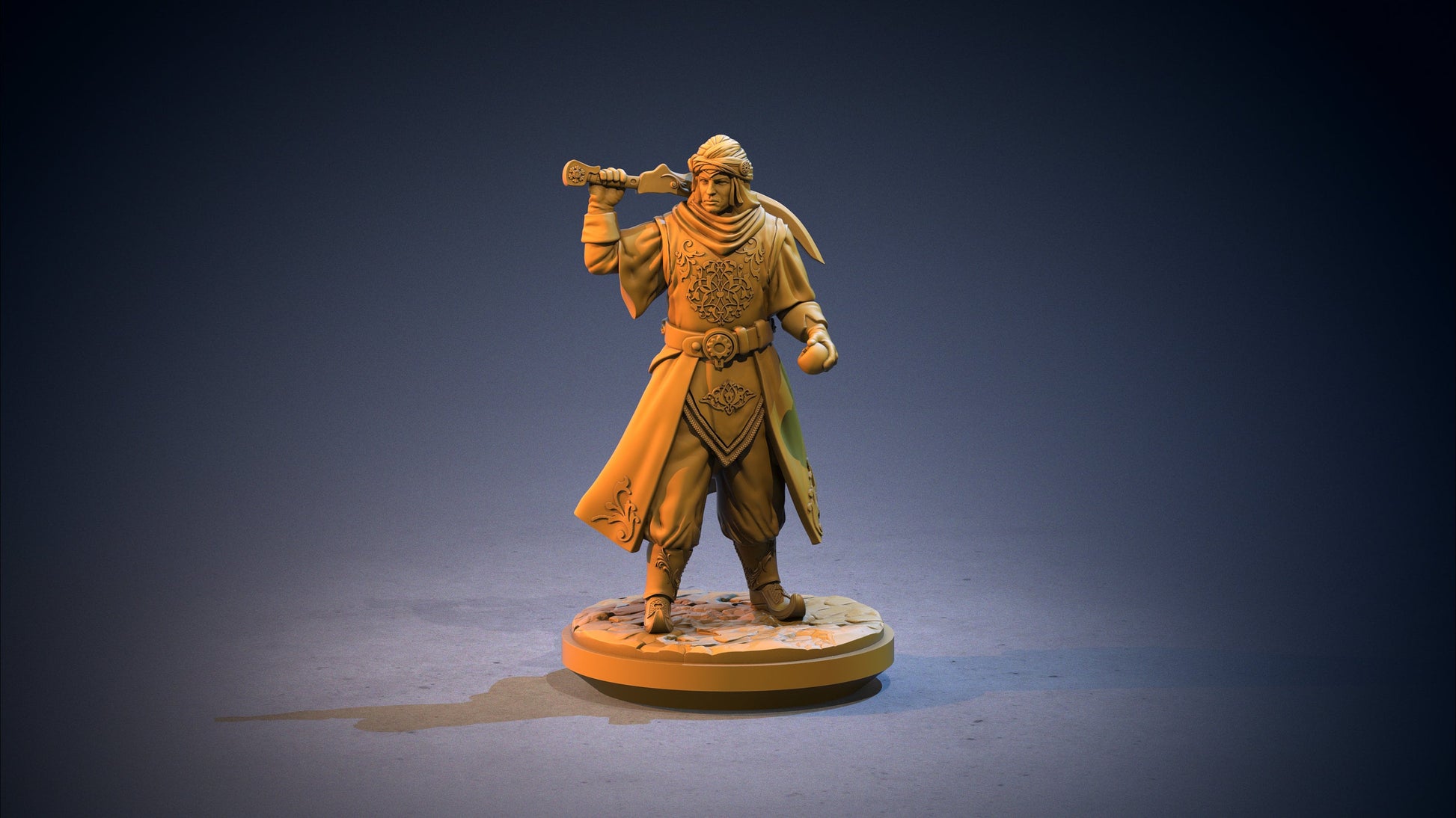 Princes of the Indies - Clay Cyanide Printed Miniature | Dungeons & Dragons | Pathfinder | Tabletop