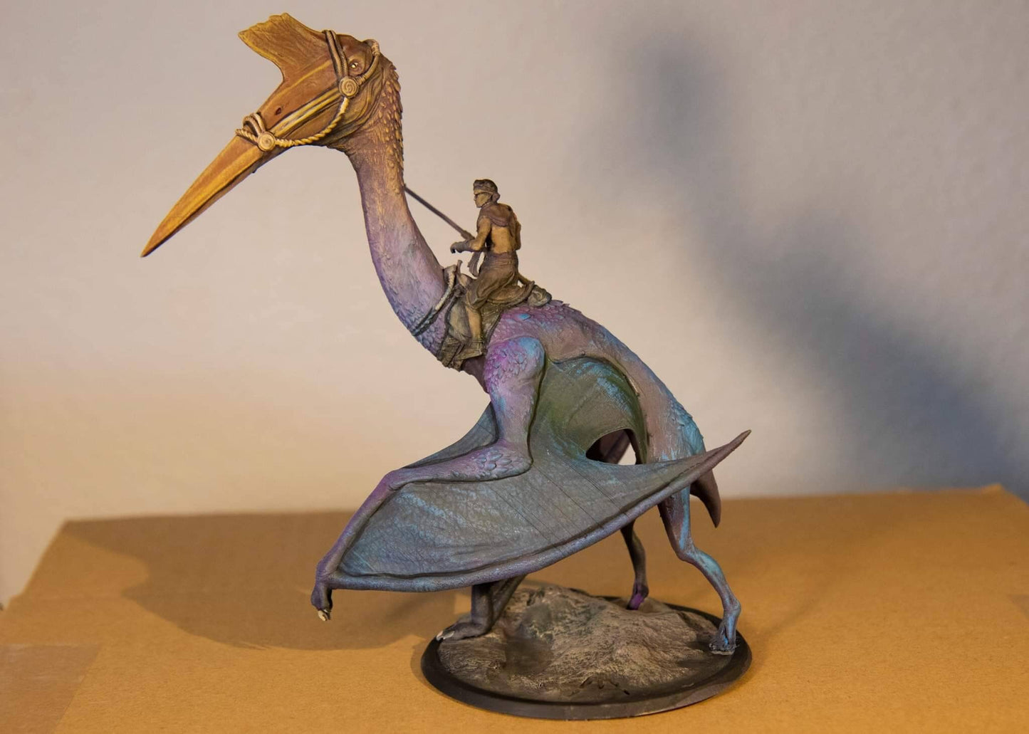 Quetzacoaltus Painted Model - Lord of the Print Miniature | Dungeons & Dragons | Pathfinder | Tabletop