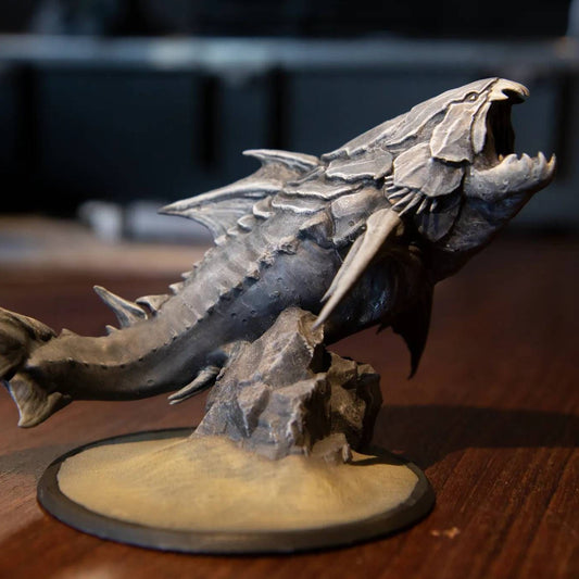 Dunkleosaurus Painted Model - Lord of the Print Miniature | Dungeons & Dragons | Pathfinder | Tabletop
