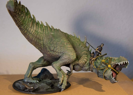 Predator Rex Painted Model - Lord of the Print Miniature | Dungeons & Dragons | Pathfinder | Tabletop