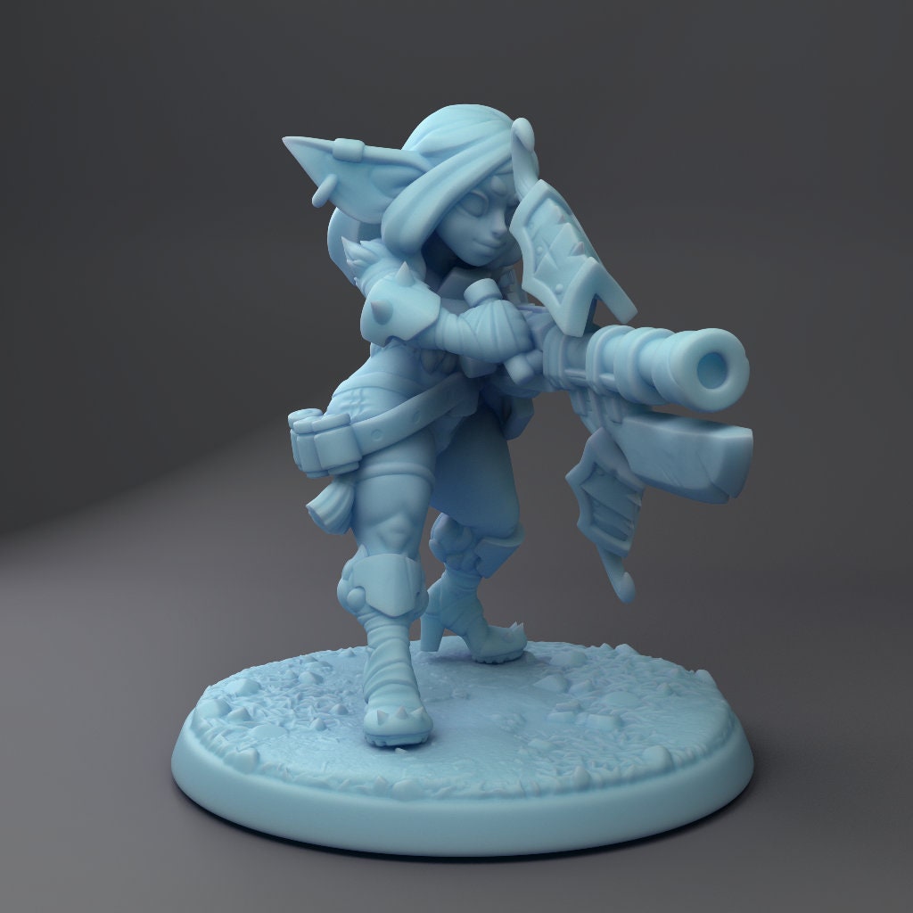 Hila. Goblin Gunner - Twin Goddess Minis | Dungeons & Dragons | Pathfinder | Tabletop