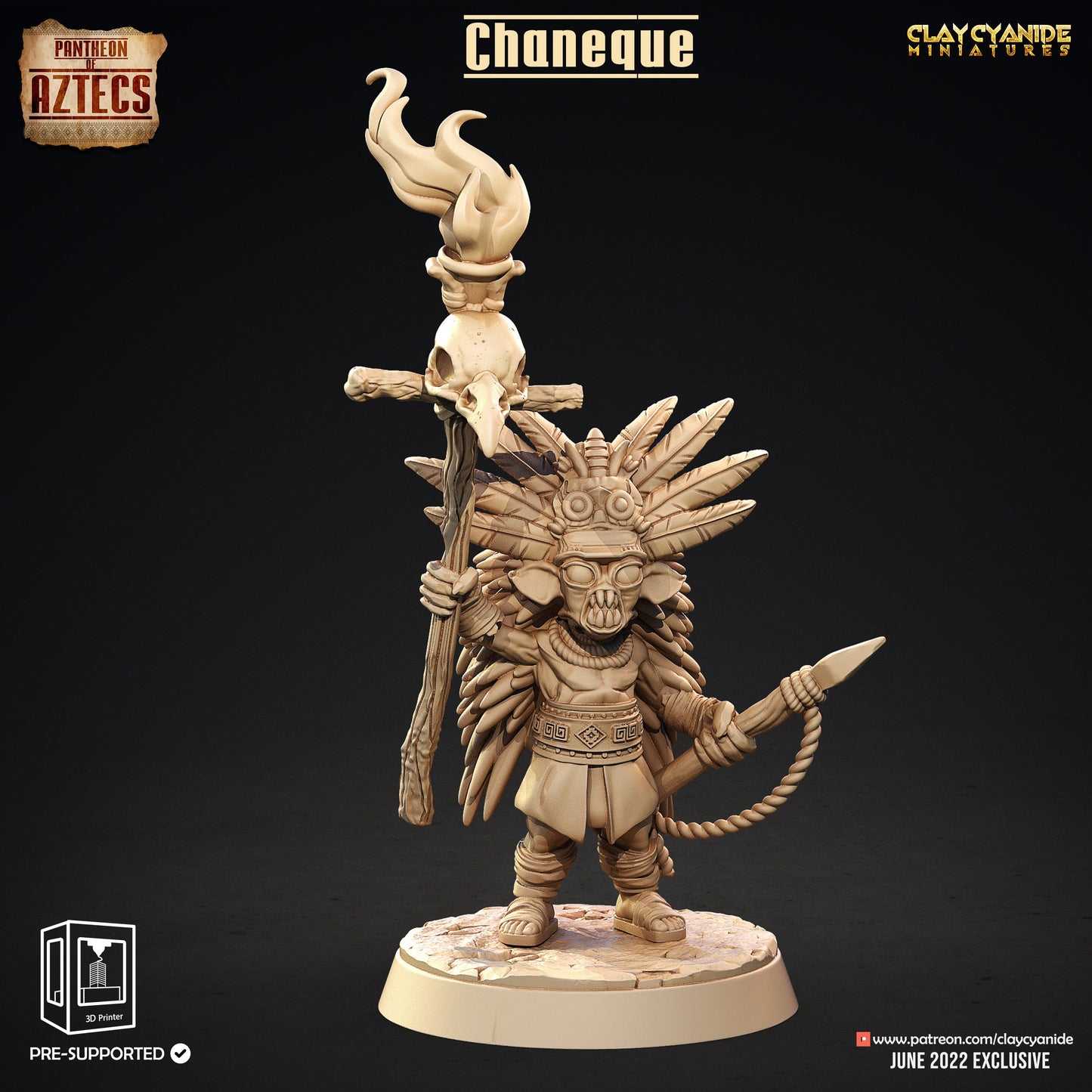 Chaneque Bundle - Clay Cyanide Printed Miniature | Dungeons & Dragons | Pathfinder | Tabletop