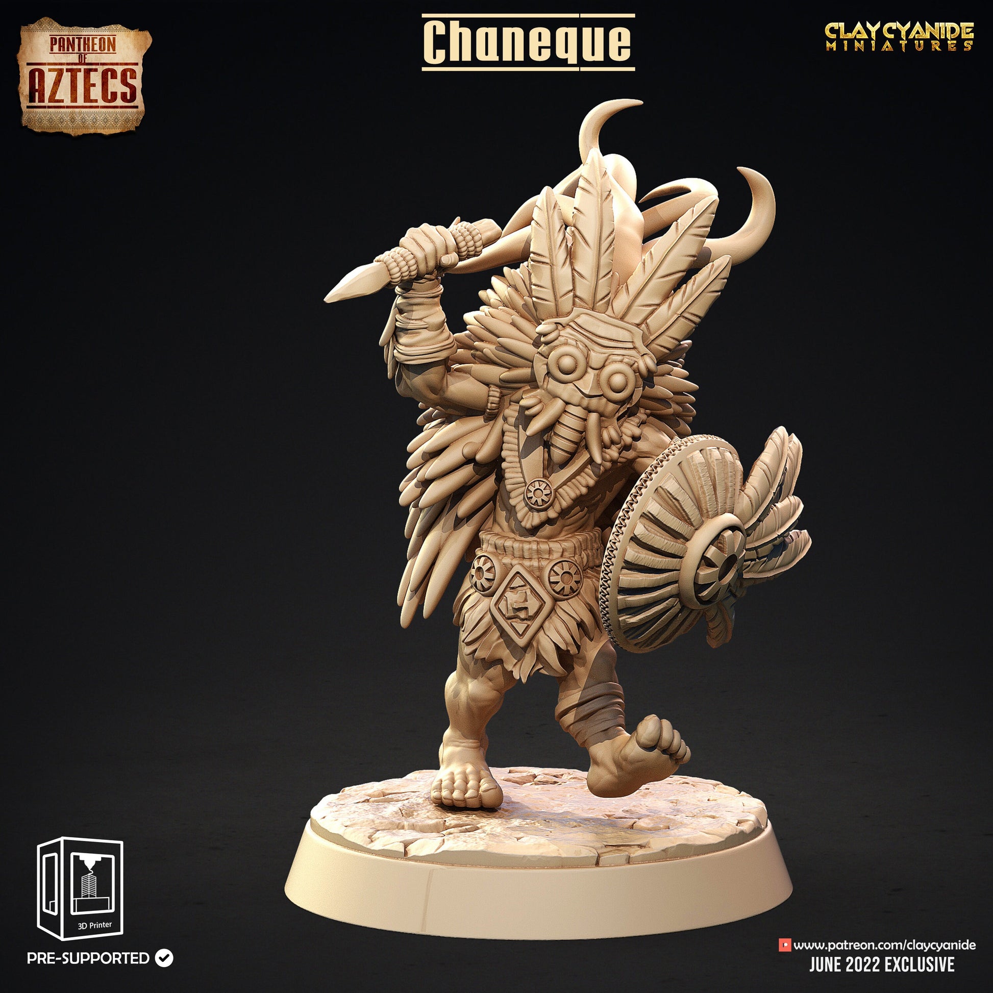 Chaneque Bundle - Clay Cyanide Printed Miniature | Dungeons & Dragons | Pathfinder | Tabletop