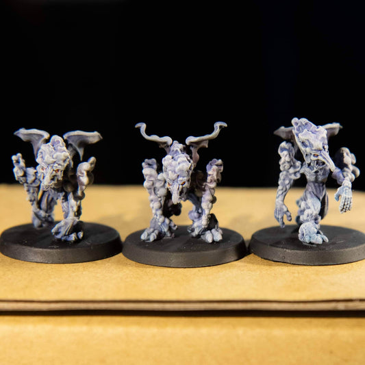 Air Mephits Painted models - 3 Duncan Shadow Printed Miniatures | Dungeons & Dragons | Pathfinder | Tabletop