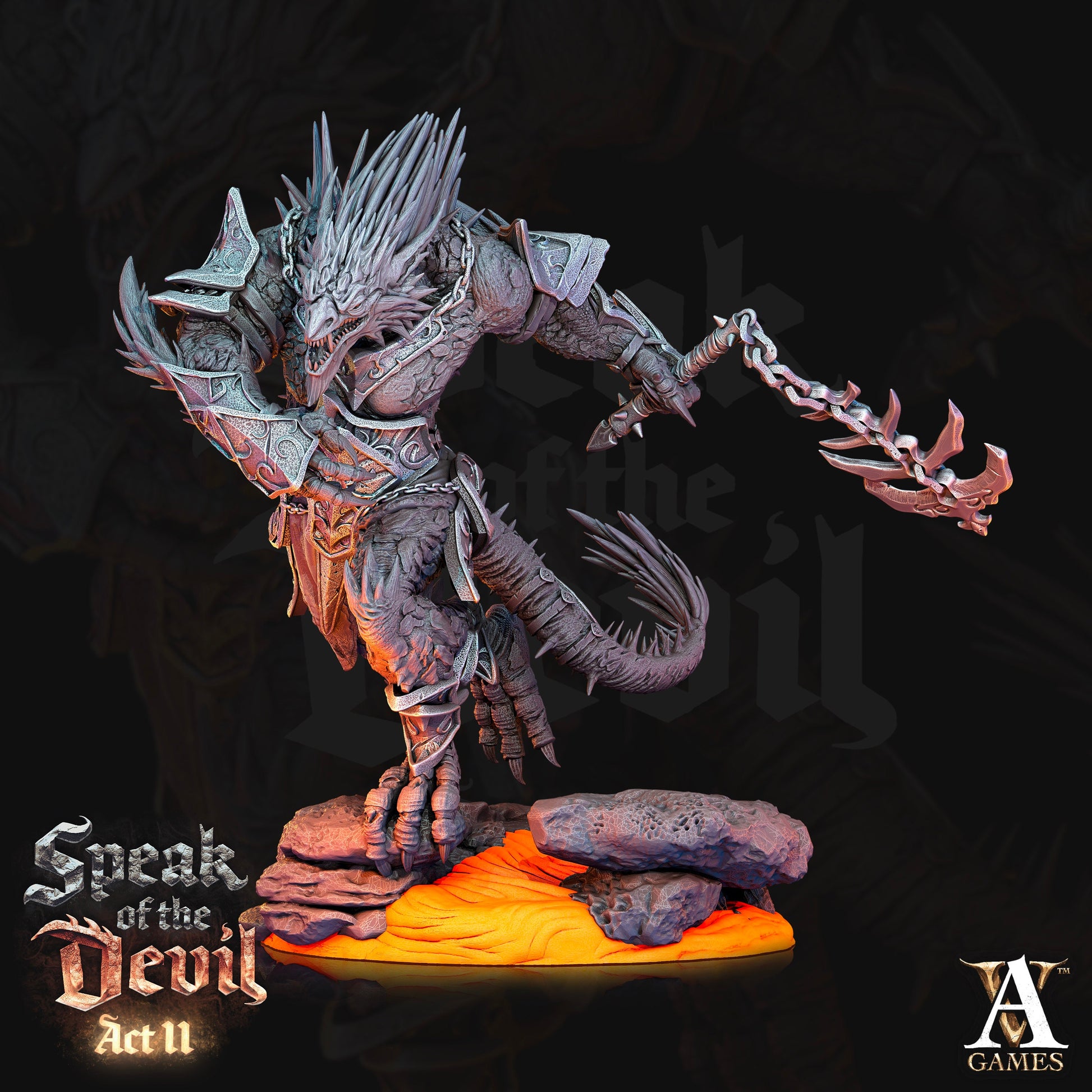 Terebrian Devils Bundle - 4 Archvillain Games Printed Miniatures | Dungeons & Dragons | Pathfinder | Tabletop