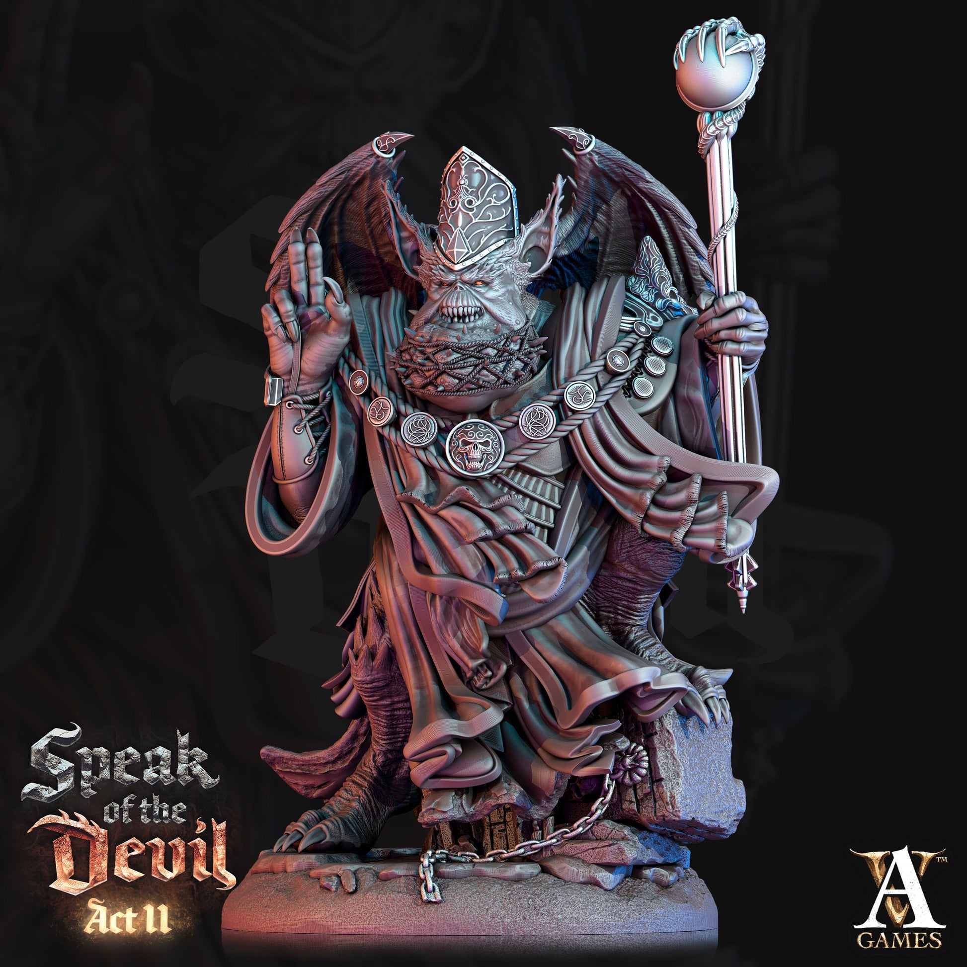 Varicite Devils Bundle - 4 Archvillain Games Printed Miniatures | Dungeons & Dragons | Pathfinder | Tabletop