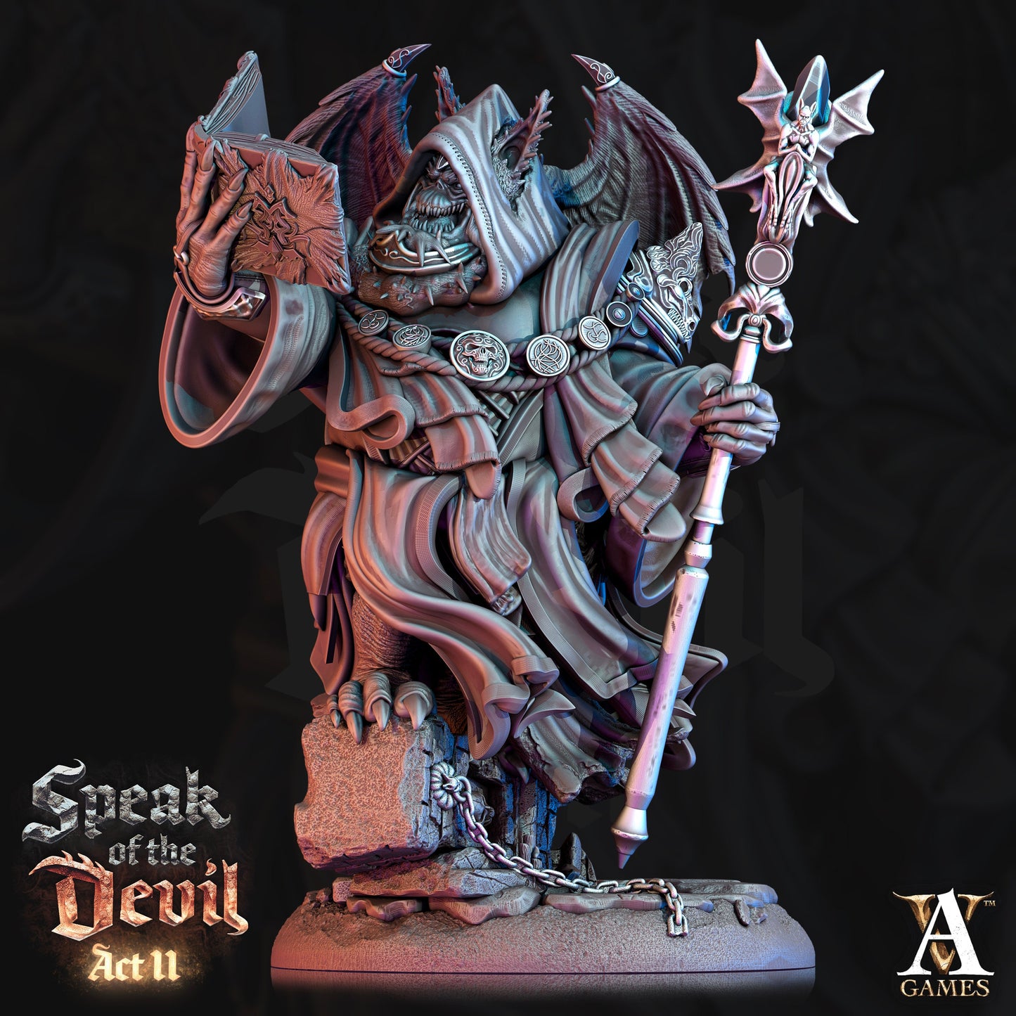 Varicite Devils Bundle - 4 Archvillain Games Printed Miniatures | Dungeons & Dragons | Pathfinder | Tabletop