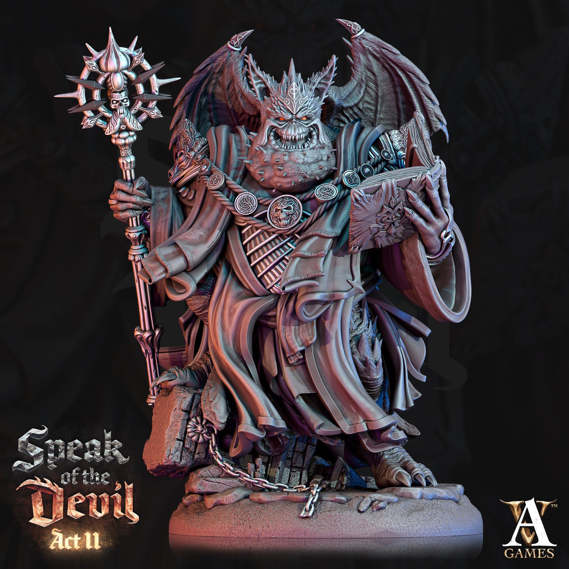 Varicite Devils Bundle - 4 Archvillain Games Printed Miniatures | Dungeons & Dragons | Pathfinder | Tabletop