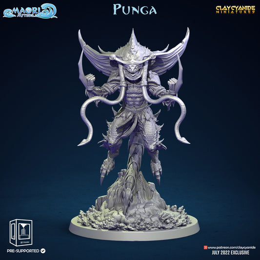 Punga - Clay Cyanide Printed Model | Dungeons & Dragons | Pathfinder | Tabletop