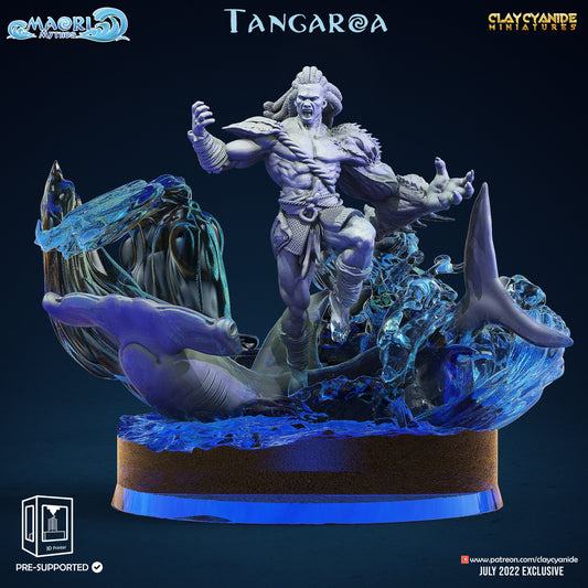 Tangoroa - Clay Cyanide Printed Miniature | Dungeons & Dragons | Pathfinder | Tabletop