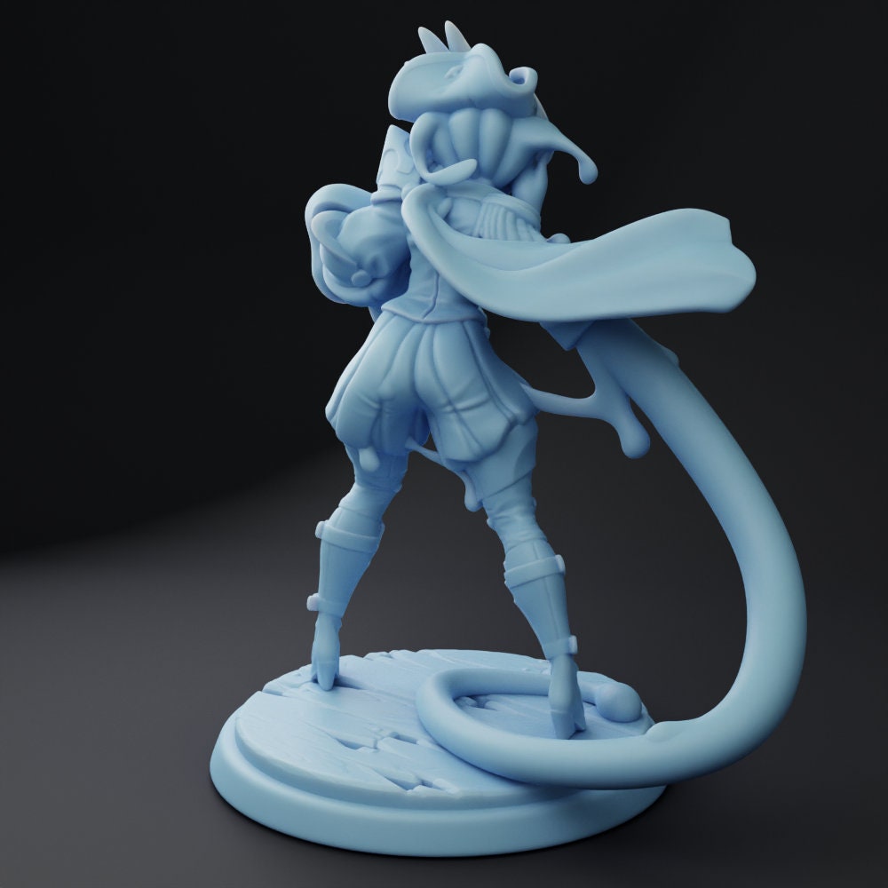 Jam, Slime Girl Space Captain - Twin Goddess Minis | Dungeons & Dragons | Pathfinder | Tabletop