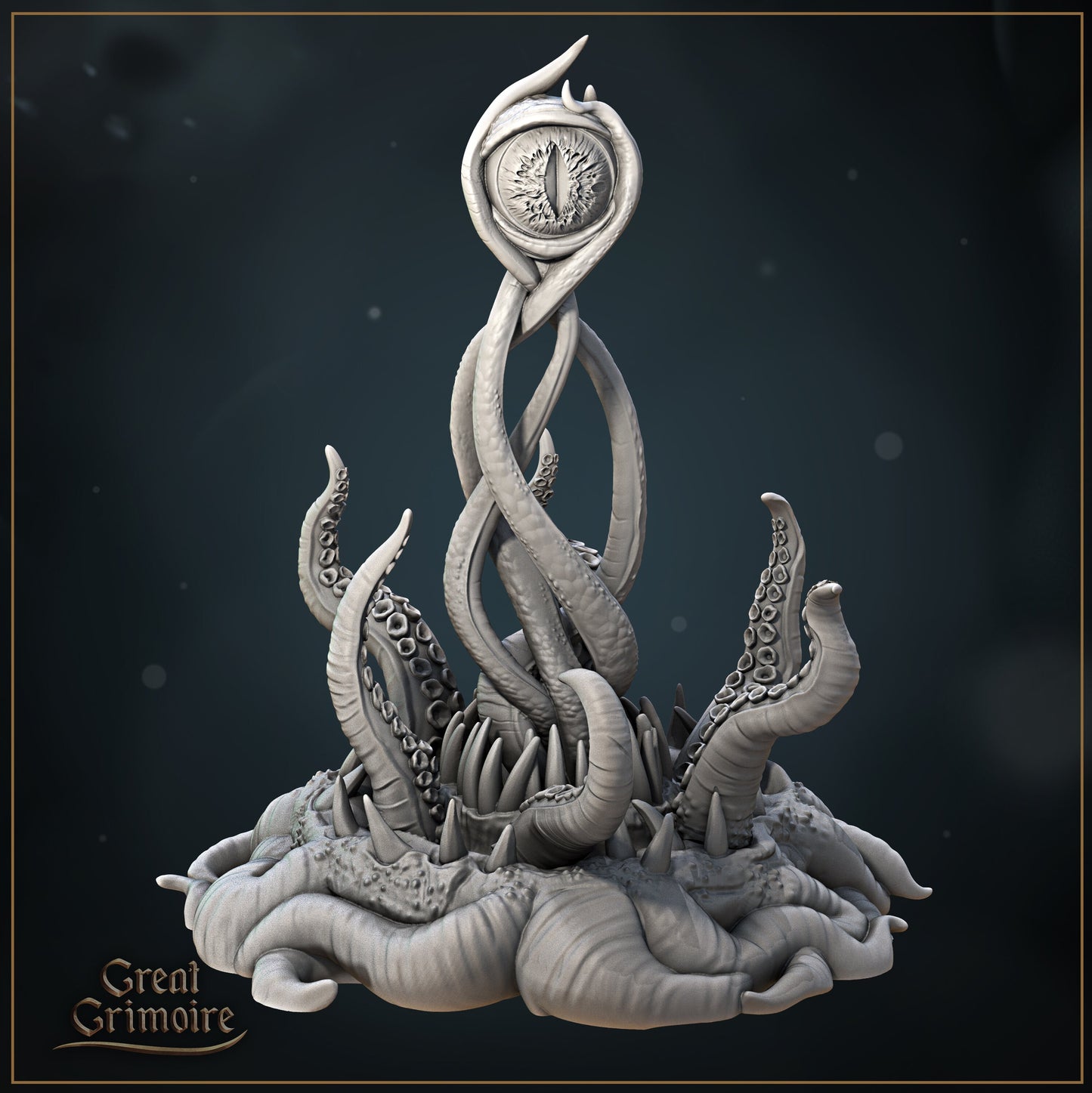 Sacrifice to the Ocean 140mm wide (213%) - Great Grimoire Printed Miniature | Dungeons & Dragons | Pathfinder | Tabletop