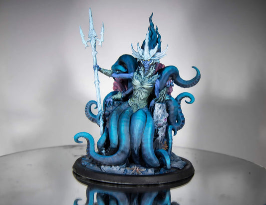 Queen of the Sea Painted Model - Lord of the Print Miniature | Dungeons & Dragons | Pathfinder | Tabletop