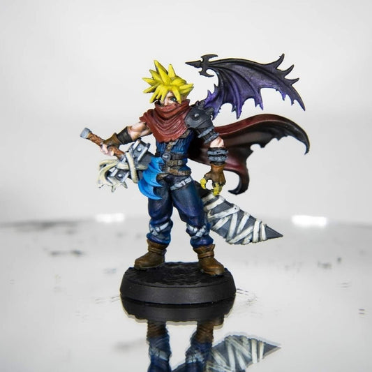 Claude with Wings Painted Model - RN Estudio Printed Miniature | Dungeons & Dragons | Pathfinder | Tabletop