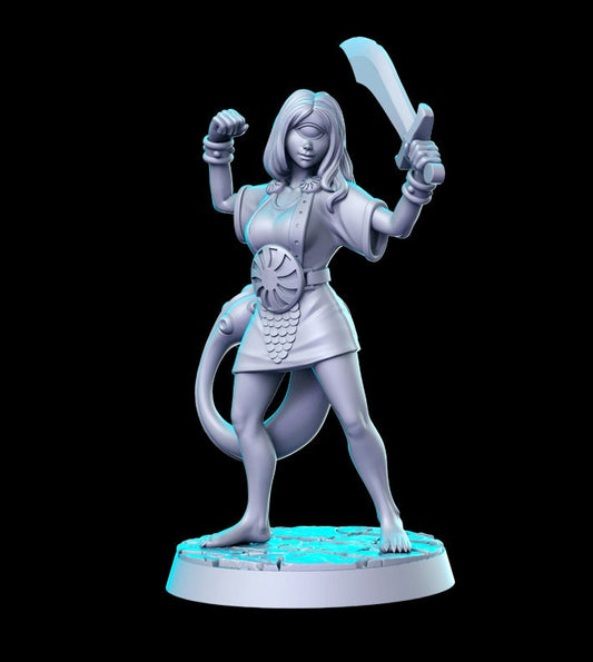 Female Fimir, Cyclops - RN Estudio Printed Miniature | Dungeons & Dragons | Pathfinder | Tabletop