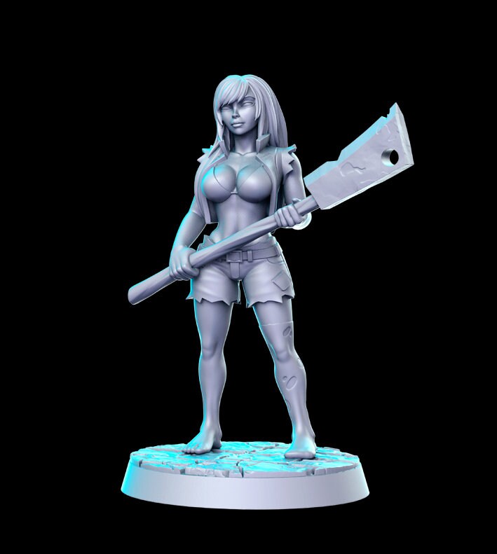 Female Zombie - RN Estudio Printed Miniature | Dungeons & Dragons | Pathfinder | Tabletop