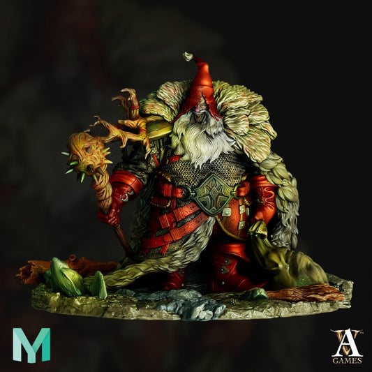 Dark Santa - Archvillain Games Printed Miniature | Dungeons & Dragons | Pathfinder | Tabletop