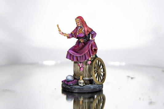 Madame Astra, Hag Painted Model - Great Grimoire Printed Miniature | Dungeons & Dragons | Pathfinder | Tabletop