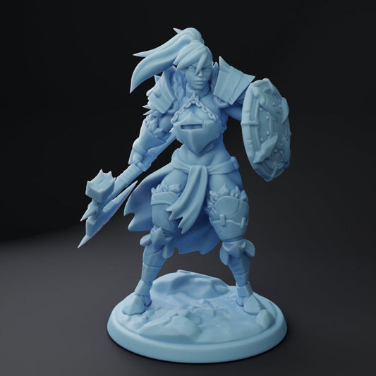 Ankh, Orc Forge Cleric - Twin Goddess Minis | Dungeons & Dragons | Pathfinder | Tabletop