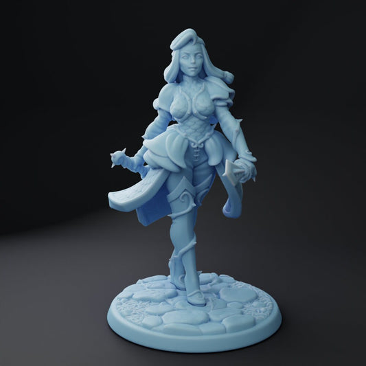 Camellia, Bloodthorne Ranger - Twin Goddess Minis | Dungeons & Dragons | Pathfinder | Tabletop