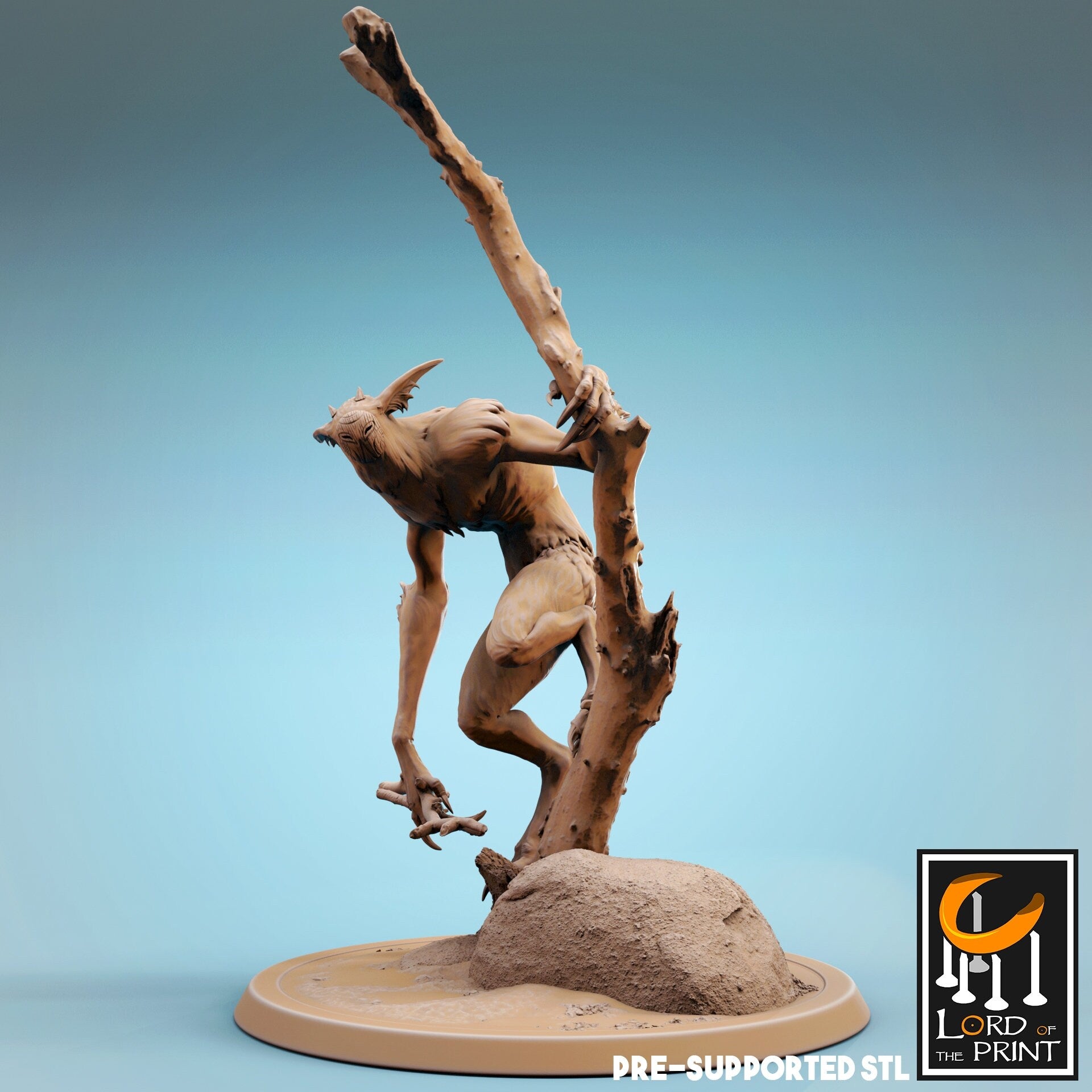 Howler - Lord of the Print Miniature | Dungeons & Dragons | Pathfinder | Tabletop