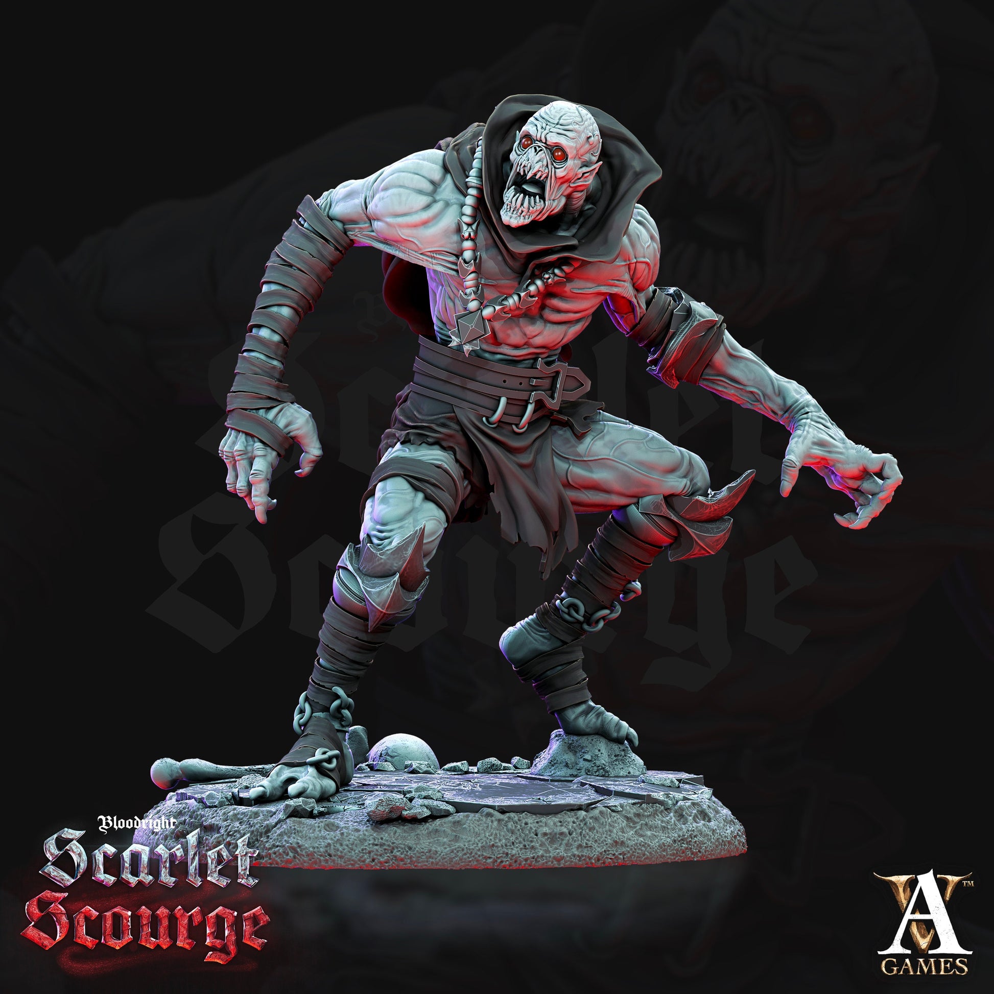 Awakened Ghoul - Archvillain Games Printed Miniature | Dungeons & Dragons | Pathfinder | Tabletop