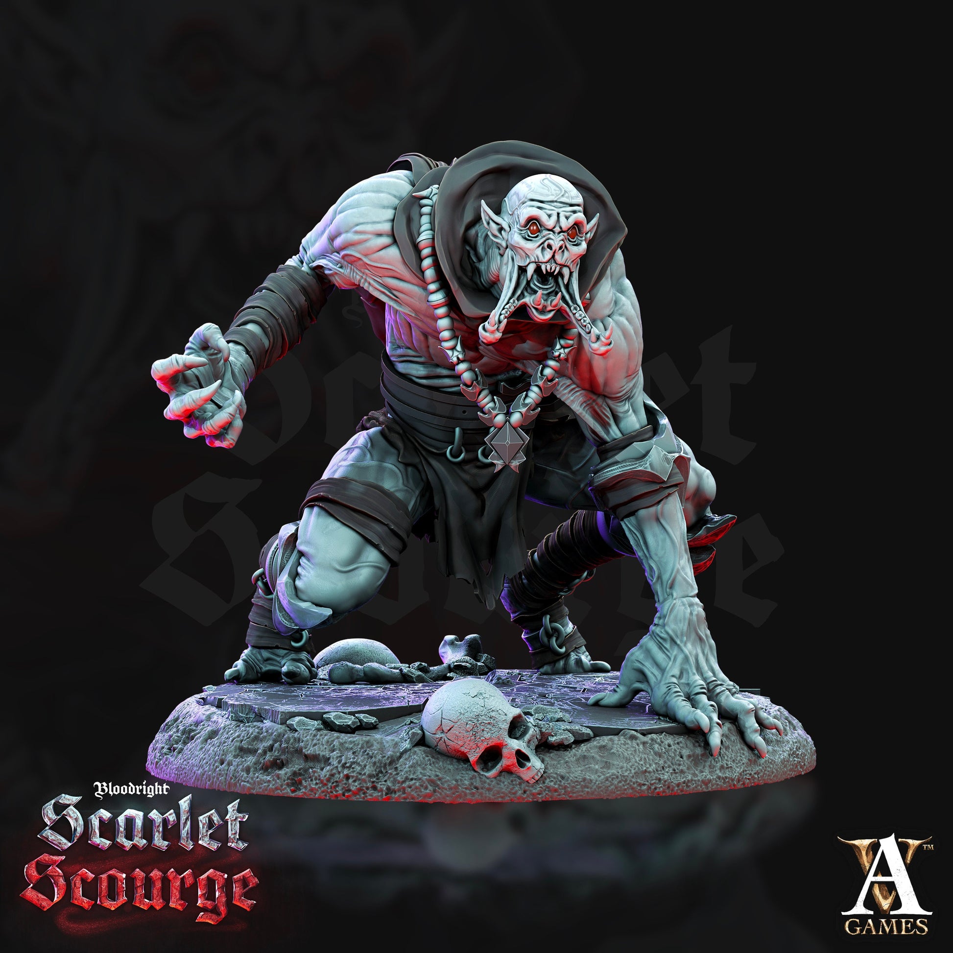 Awakened Ghoul - Archvillain Games Printed Miniature | Dungeons & Dragons | Pathfinder | Tabletop