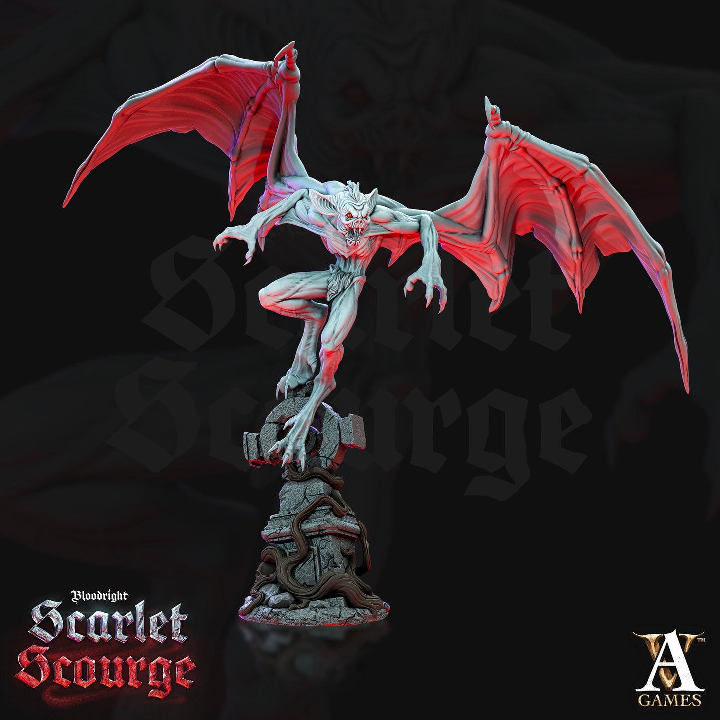 Sanguinite Ghouls Bundle - 4 Archvillain Games Printed Miniatures | Dungeons & Dragons | Pathfinder | Tabletop